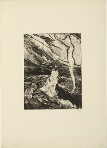 Surf (Brandung) by Emil Nolde, print, 1922