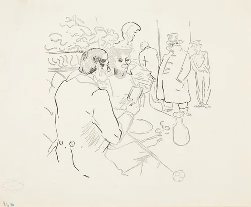 Snobism by Henri de Toulouse-Lautrec, print, 1895