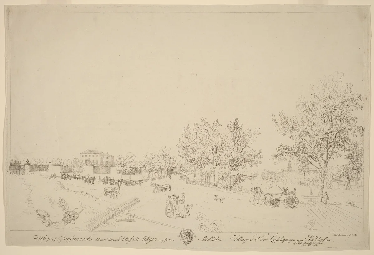Forsmarck by Elias Martin, print, 1739-1818