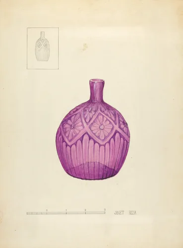 Blown Glass by Janet Riza, index of american design, 1935-1942