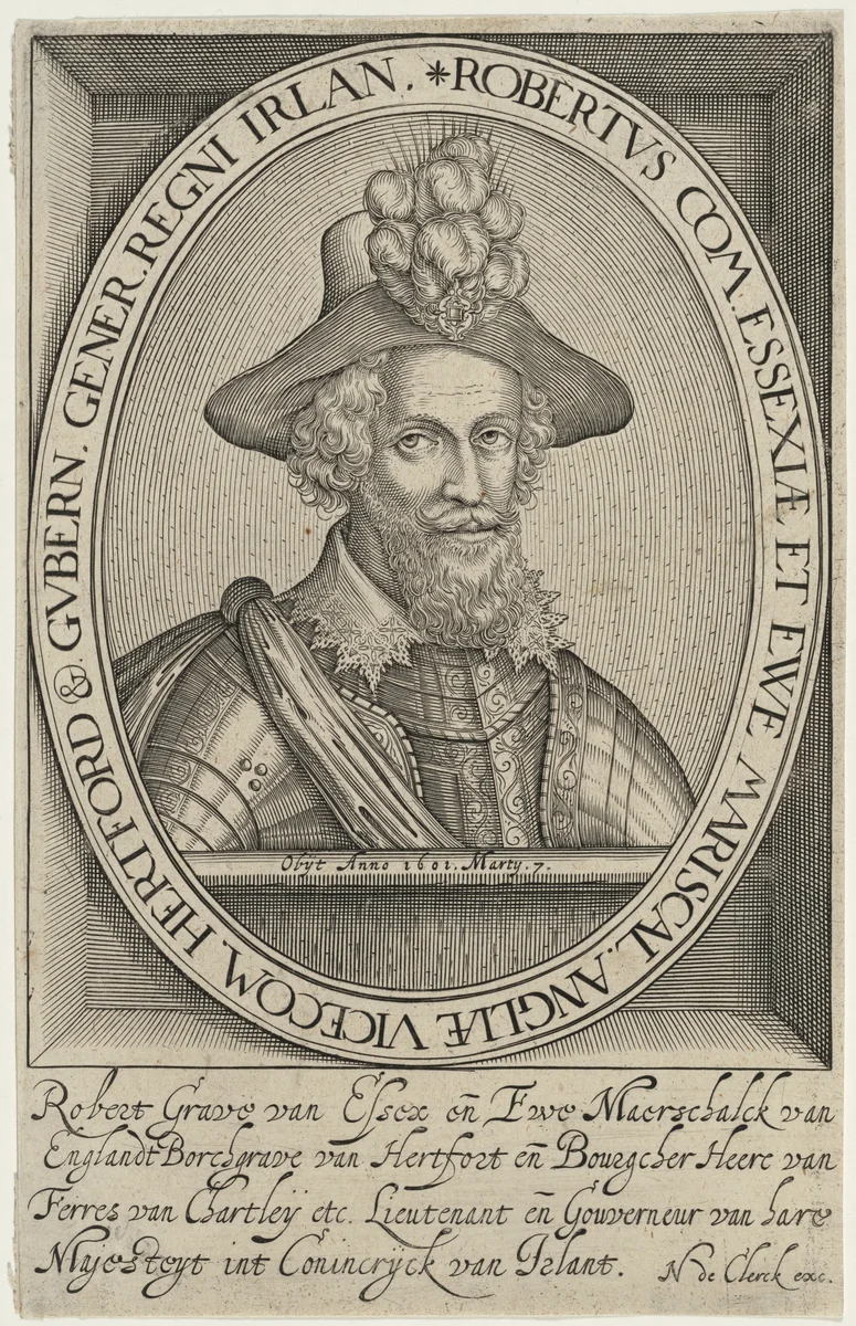 Robert Devereux, Second Earl of Essex by Unknown 19th Century, print, 1800-1899