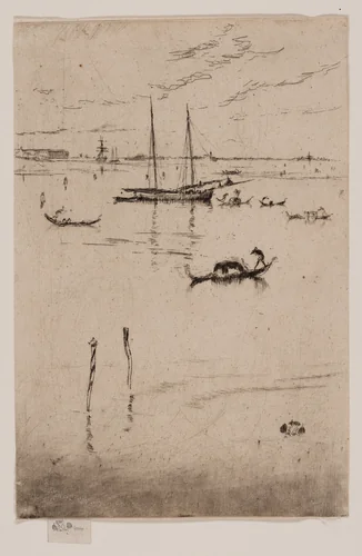 The Little Lagoon by James McNeill Whistler, print, 1879-1880