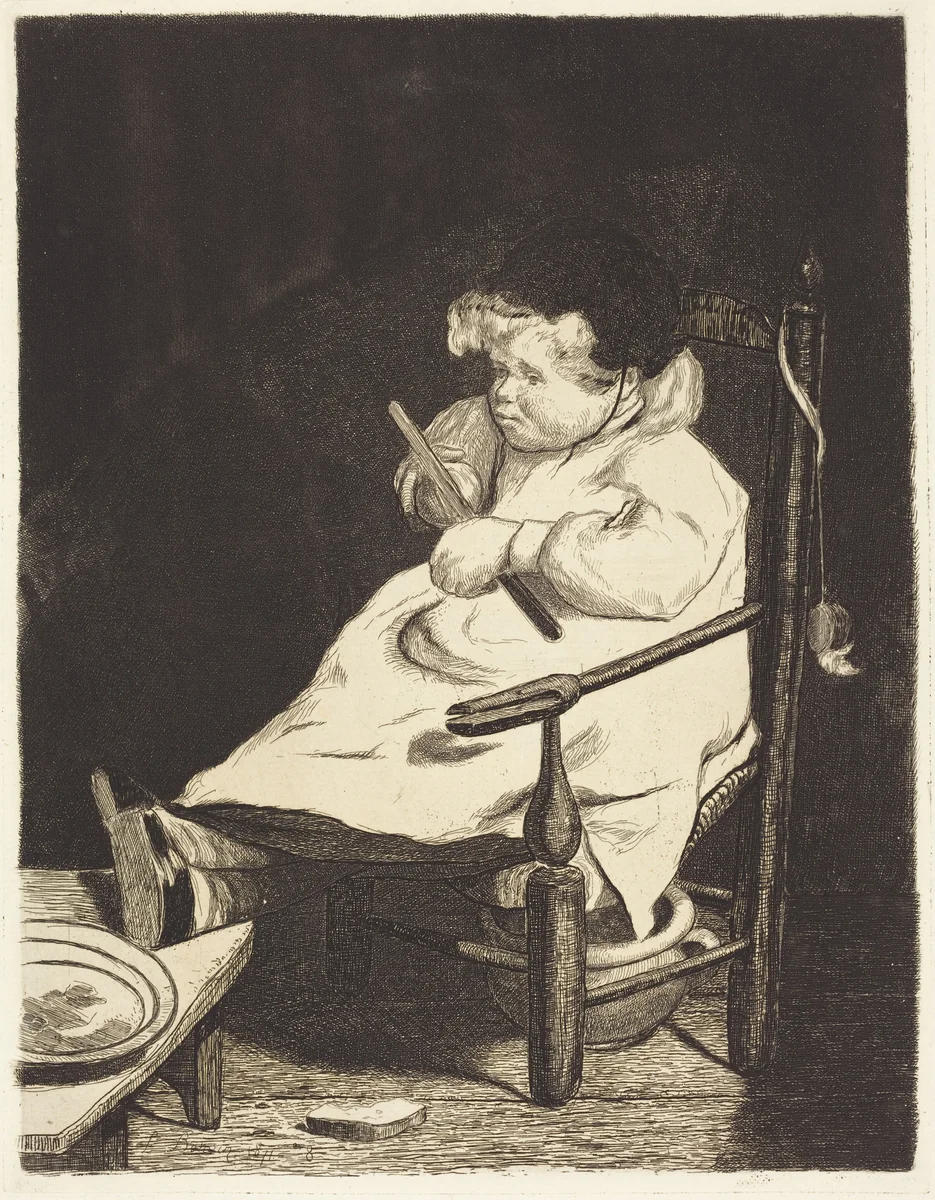 Le Dessert by François Bonvin, portfolio, 1862