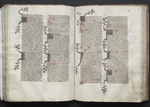 The Gotha Missal: Fol. 75r, Text by Master of the Boqueteaux, book, 1370-1380