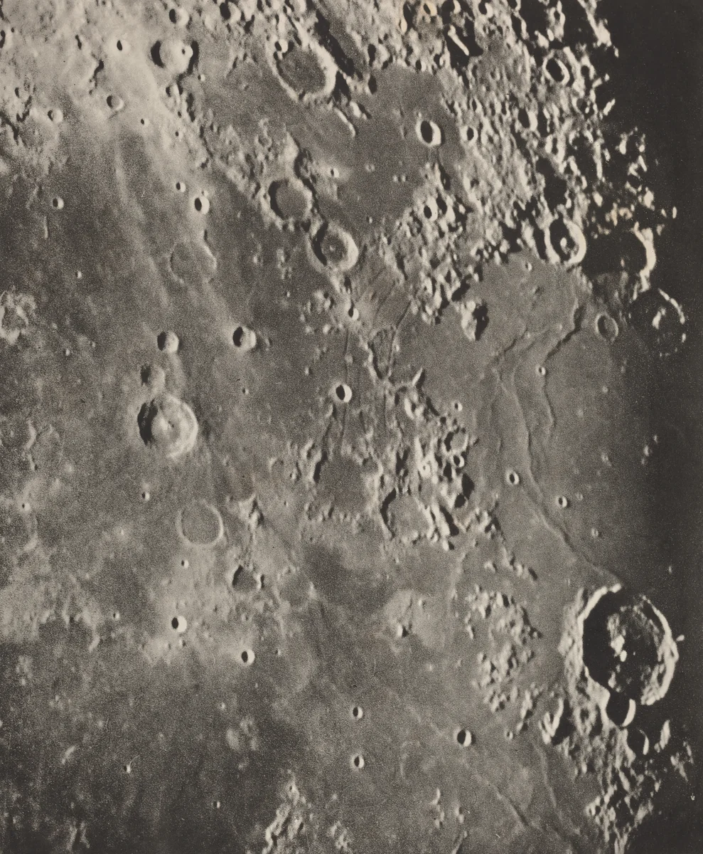 Photographie Lunaire Capuanus - Bouillaud - Gassendi by Maurice Loewy
Pierre Henri Puiseux, photograph, 1896