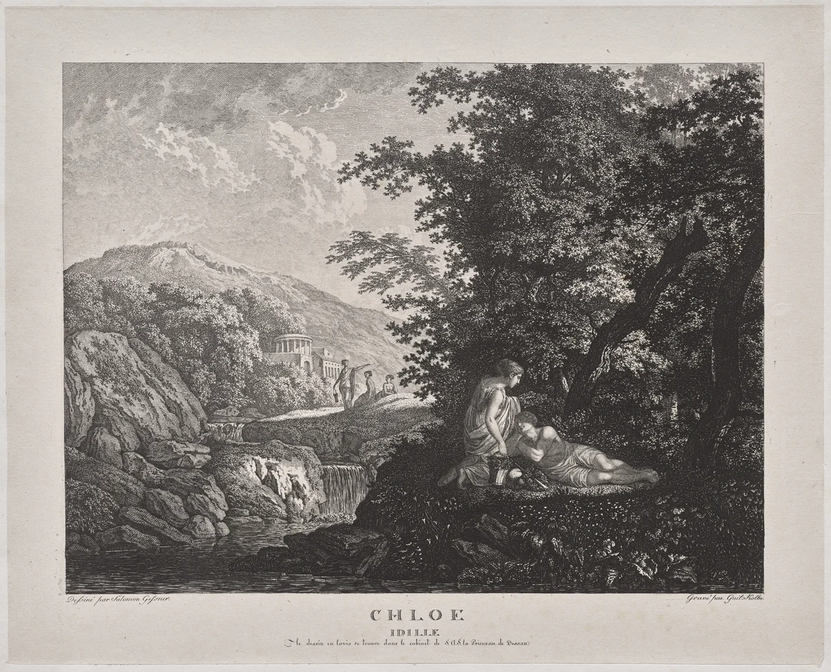 Chloe by Carl Wilhelm Kolbe, print, 1805