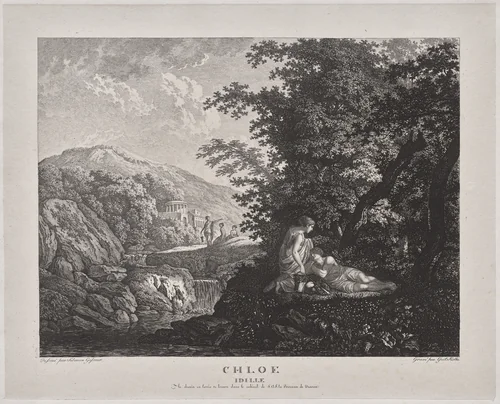 Chloe by Carl Wilhelm Kolbe, print, 1805