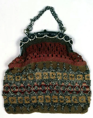 Bag by United States, textile, 1830-1850