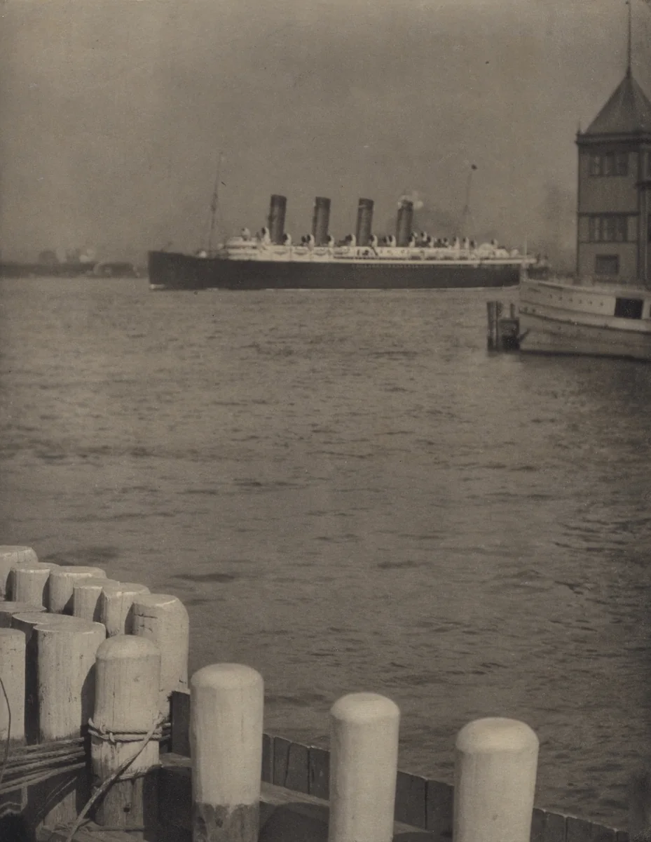 Outward Bound, The Mauretania by Alfred Stieglitz, photograph, 1910