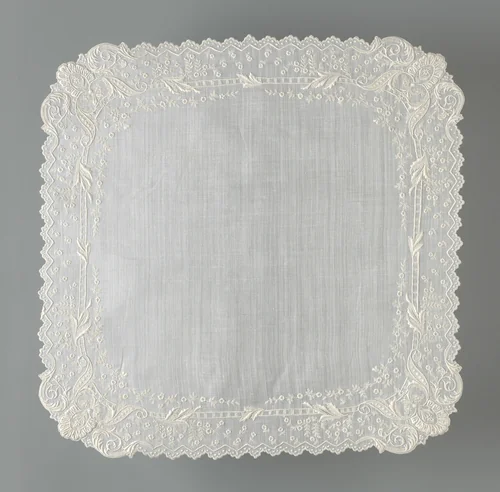 Handkerchief by France, textile, 1801-1900