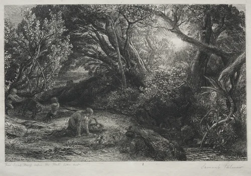 The Morning of Life by Samuel Palmer, print, 1860-1861