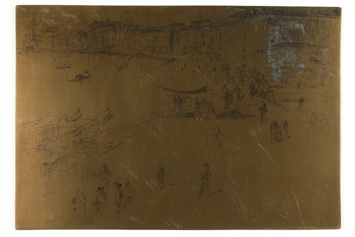 Riva, No. 2 by James McNeill Whistler, metalwork, 1879-1880