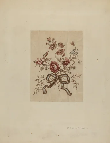 Printed Linen by Florence Earl, index of american design, 1937