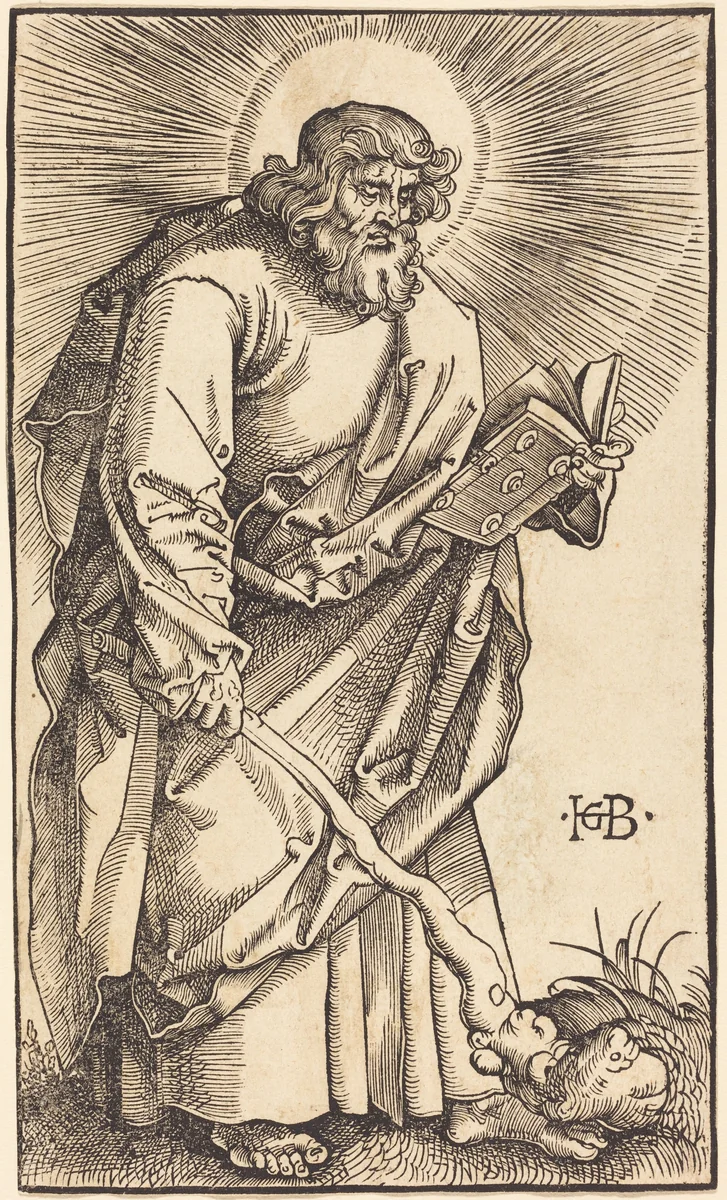 Apostle Judas Thaddeus by Hans Baldung Grien, print, 1519