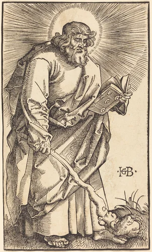 Apostle Judas Thaddeus by Hans Baldung Grien, print, 1519