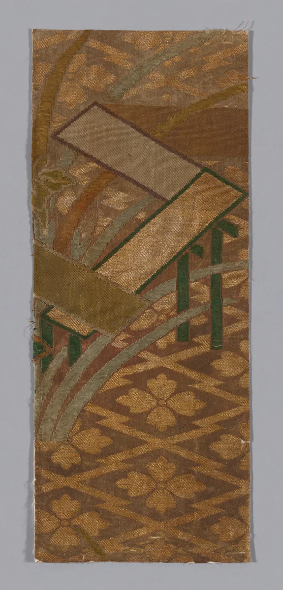 Fragment (from Noh Costume) by Japan, textile, 1675-1700