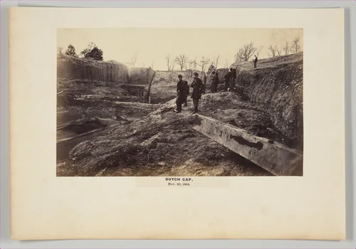 Dutch Gap by Andrew Joseph Russell, photograph, 1864