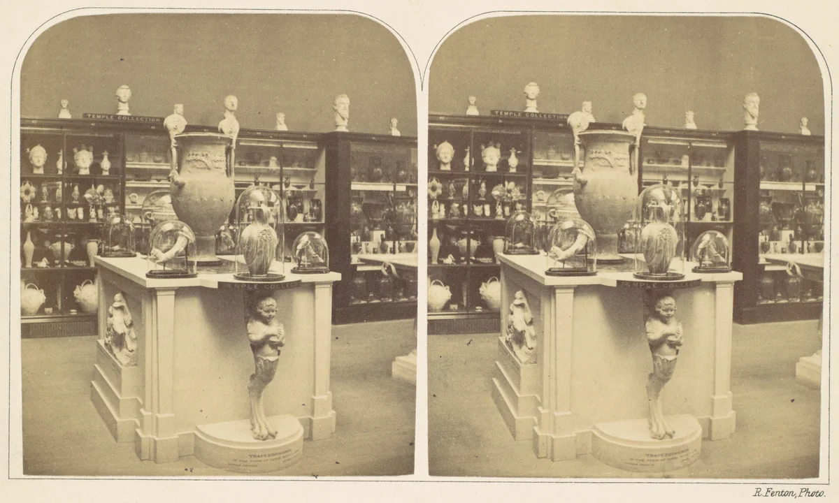 The Temple. Collection of Antiquities by Roger Fenton, photograph, 1850-1859