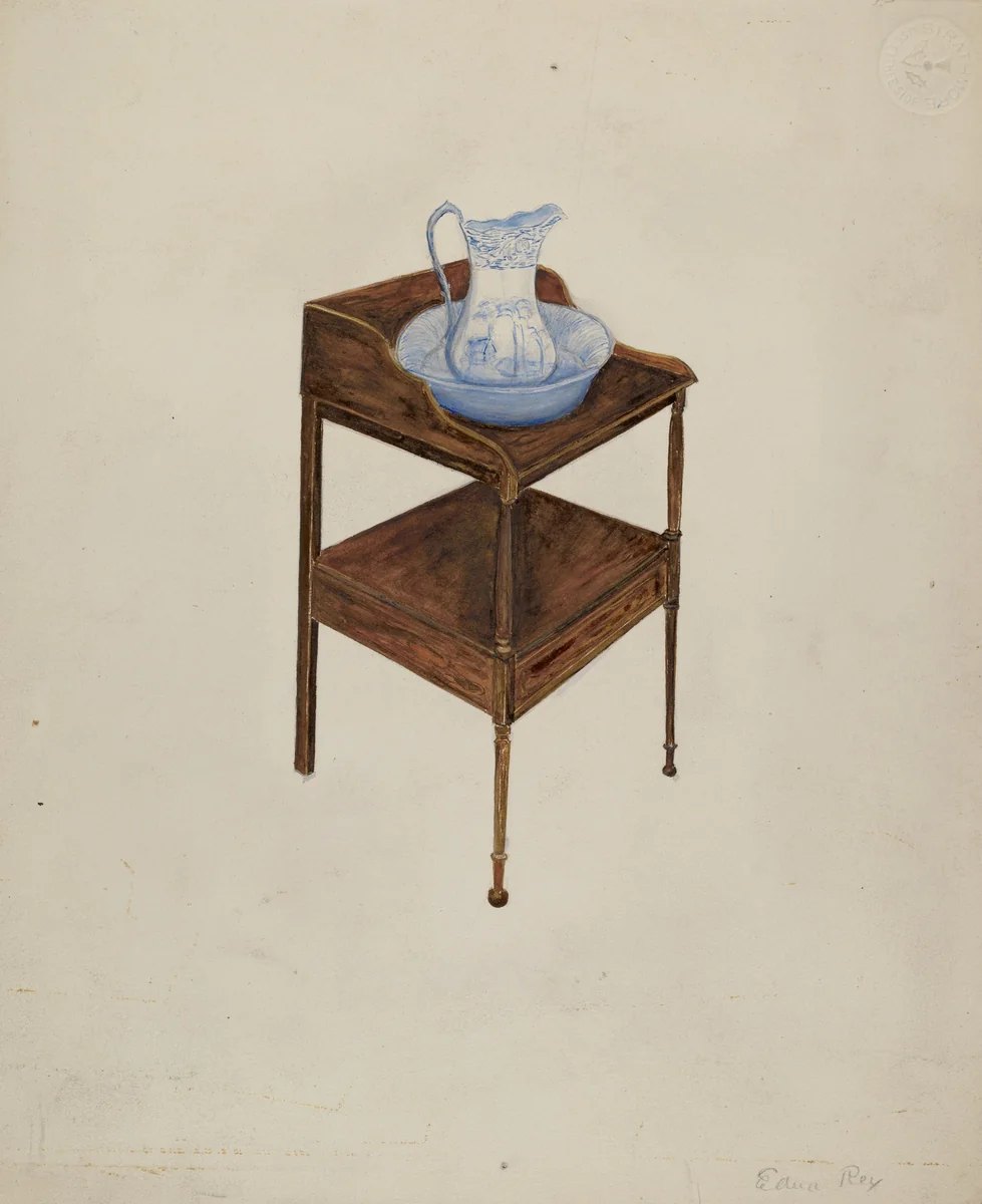 Wash-stand by Edna Crenshaw Rex, index of american design, 1937