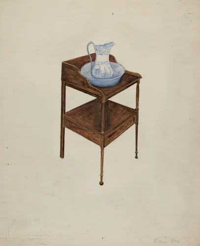 Wash-stand by Edna Crenshaw Rex, index of american design, 1937