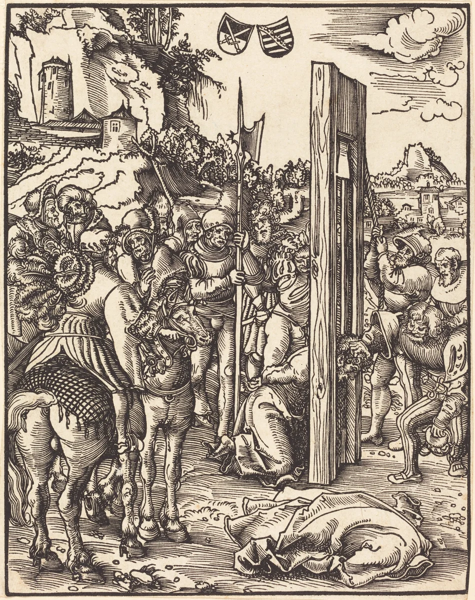 Saint Matthias by Lucas Cranach, print, 1472-1553