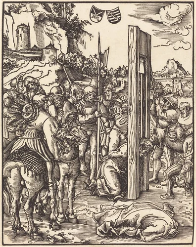 Saint Matthias by Lucas Cranach, print, 1472-1553