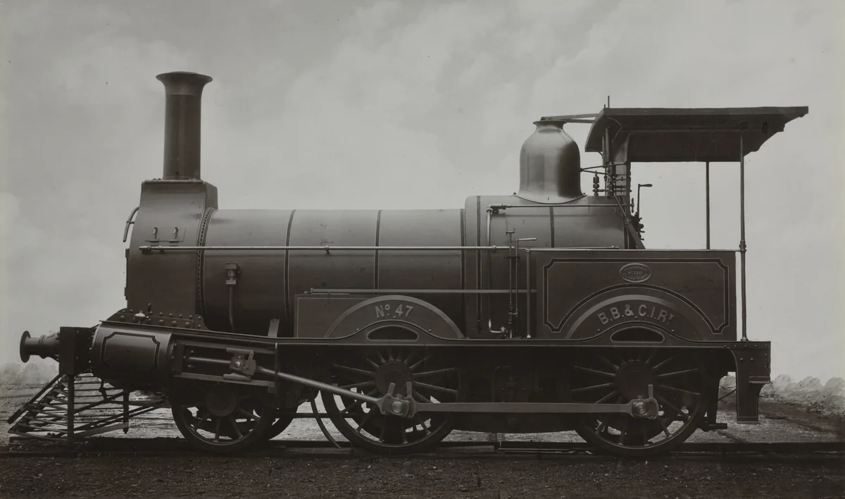 Locomotive by John Stuart, photograph, 1880-1889
