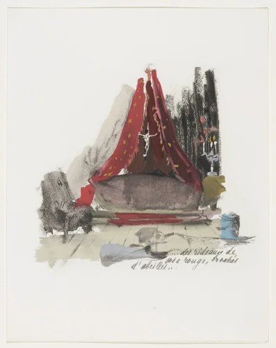 Plate (page 179) from Mille Regrets (A Thousand Regrets) by Christian Bérard, illustrated book, 1947