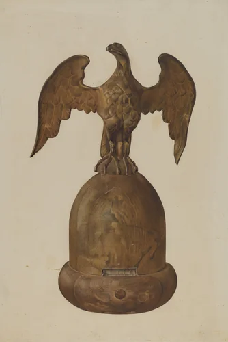 Flag Pole Finial by Victor F. Muollo, index of american design, 1935-1942