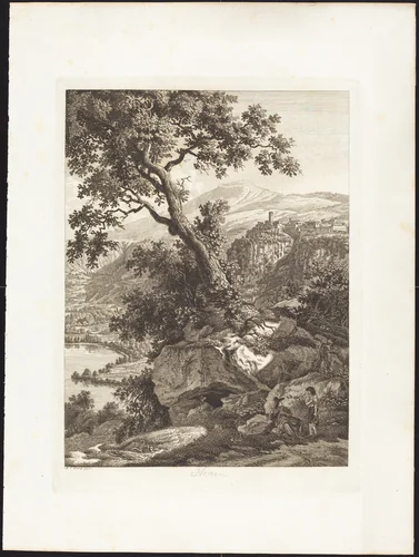 Nemi by Albert Christoph Dies, print, 1793
