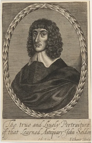 John Selden, Jurist and Antiquary by John Chantry, print, 1580-1699