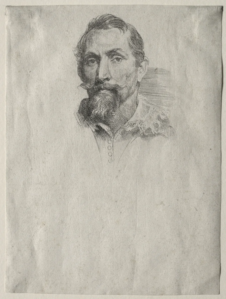 Frans Snyders by Anthony van Dyck, print, 1630-1633