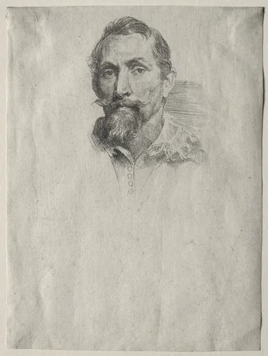 Frans Snyders by Anthony van Dyck, print, 1630-1633