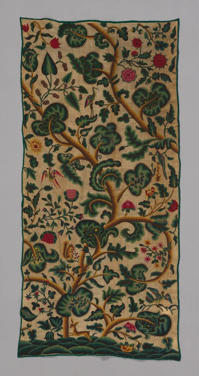 Panel by England, textile, 1675-1700