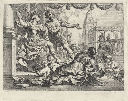 Retorica by Cornelis Schut, print, 1618-1655