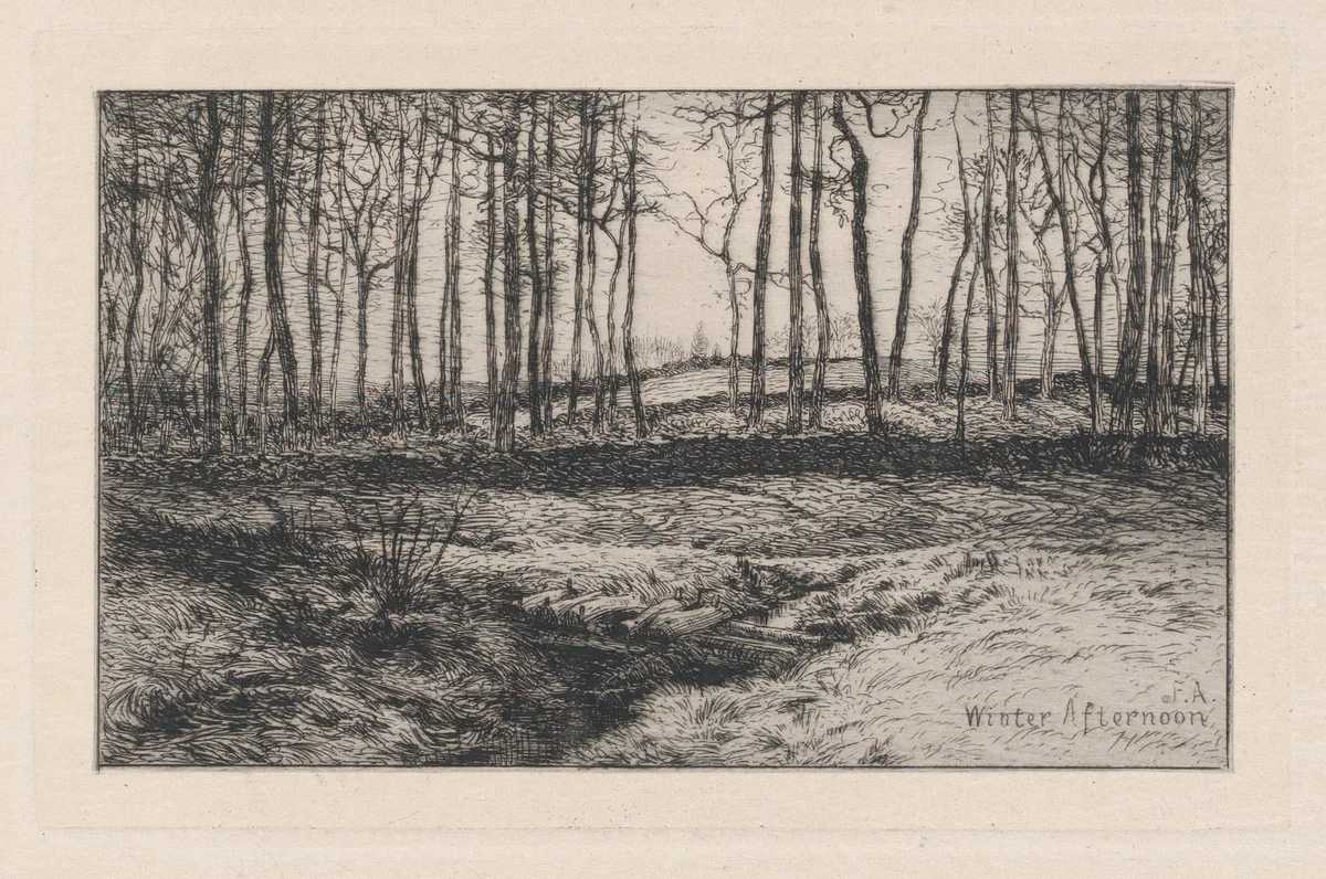 Winter Afternoon by Frank Anderson, print, 1875-1891