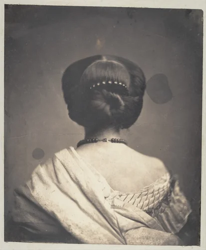 [Woman Seen from the Back] by Onésipe Aguado, photograph, 1860-1864