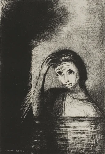 Frontispiece from Emile Verhaeren's Les Debacles by Odilon Redon, print, 1889