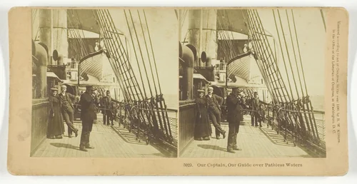 Our Captain, Our Guide over Pathless Waters by B. W. Kilburn, photograph, 1890