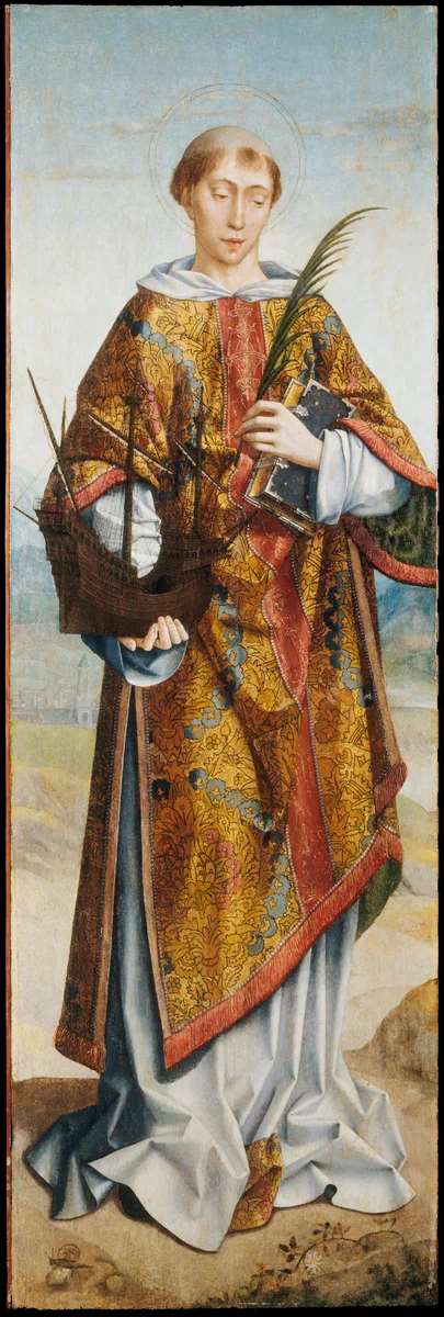 Saint Vincent, Patron Saint of Lisbon by Frei Carlos, painting, 1525-1549