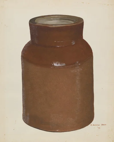 Churn by Jerome Hoxie, index of american design, 1936