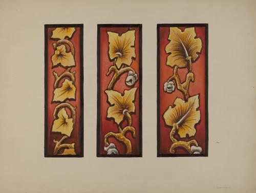 Painted Glass by James McLellan, index of american design, 1937