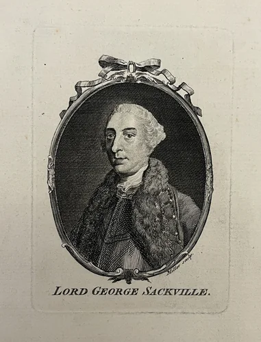 Lord George Sackville by J. Miller, other, 1800-1899