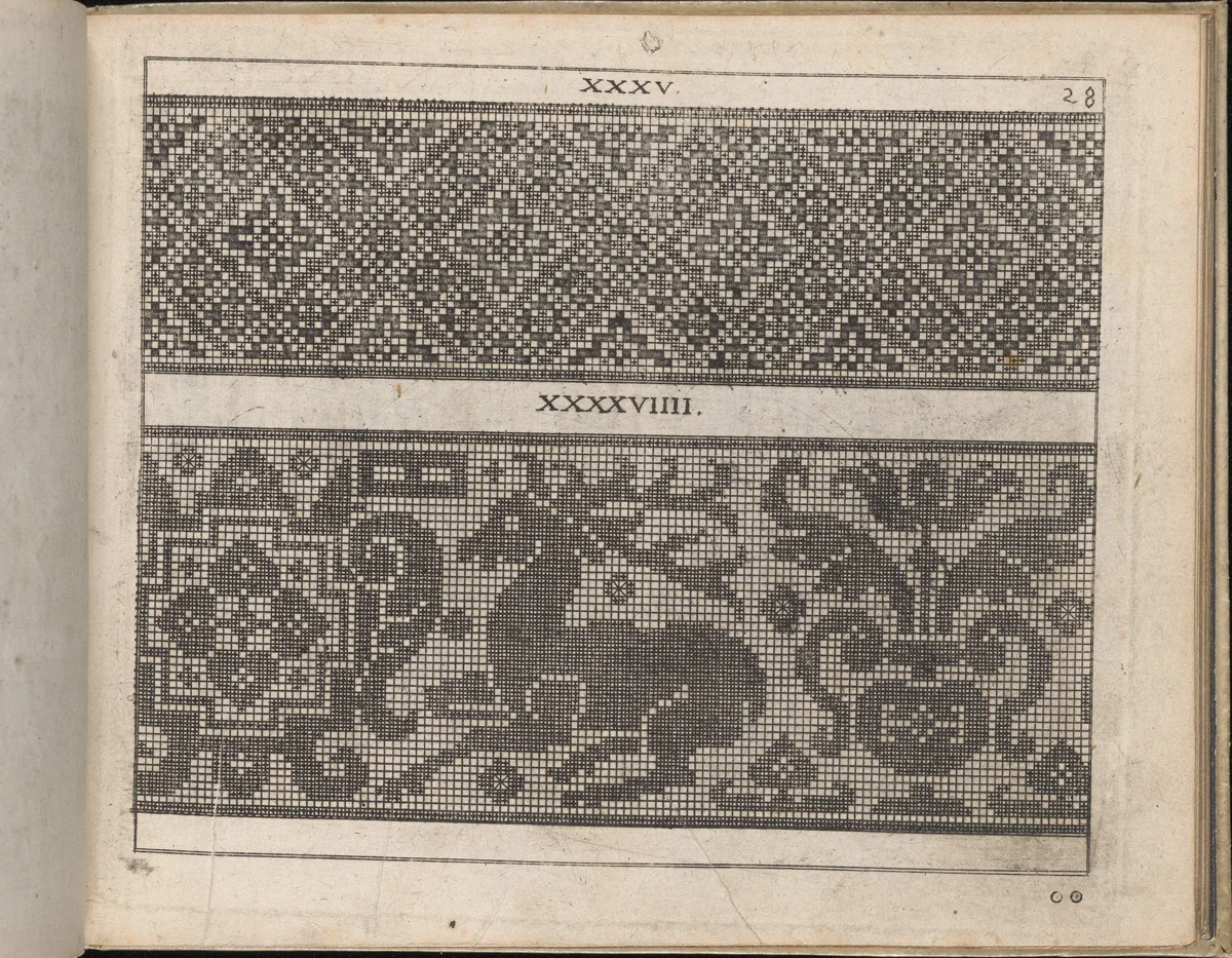 Newes Modelbuch in Kupffer (Page 37r) by Johann Sibmacher, book, 1604