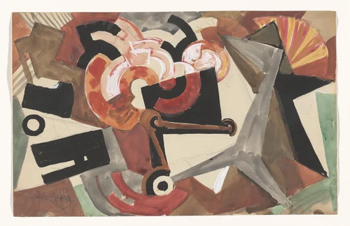 Untitled by František Kupka, drawing, 1928