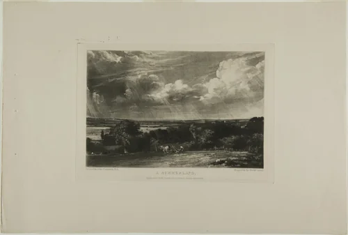 A Summerland by David Lucas, print, 1831