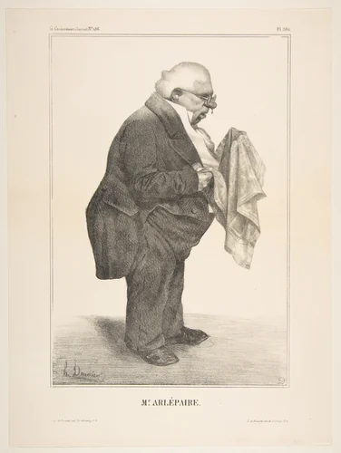 Harlé Père, published in "La Caricature" by Honoré Daumier, print, 1833