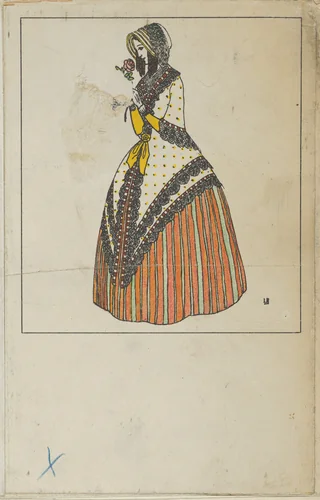 Biedermeier Fashion by Urban Janke, print, 1908