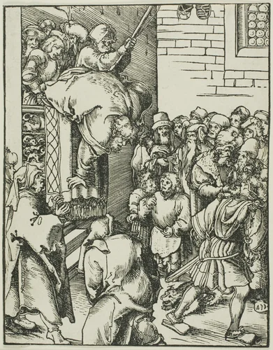 Saint James the Less, The Martyrdom of the Apostles by Lucas Cranach the Elder, print, 1507-1517