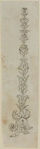 Design for the Decoration of Firearms by Nicolas Noël Boutet, drawing, 1772-1830